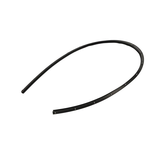 GM Genuine Parts Front and Rear Drivers Side Door Lower Auxiliary Weatherstrip