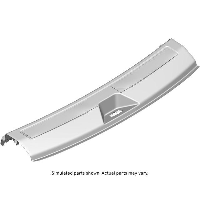 GM Genuine Parts Black Rear End Trim Finish Panel