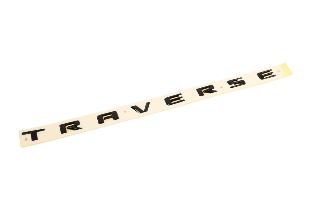GM Genuine Parts Black Front Side Door Vehicle Name Plate