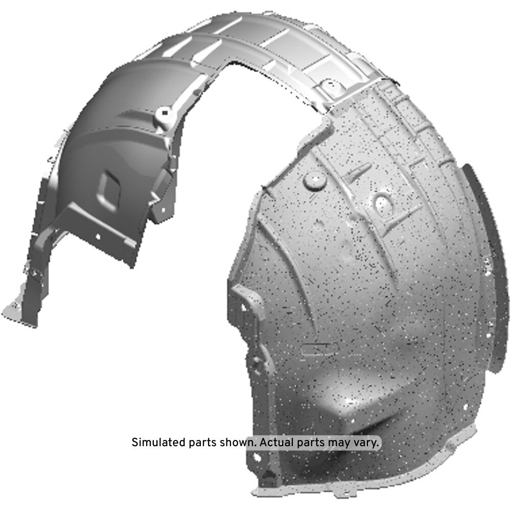 GM Genuine Parts Front Passenger Side Wheelhouse Liner