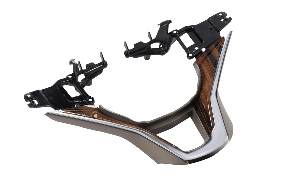 GM Genuine Parts Linear Marquetry Steering Wheel Trim Spoke Cover Applique