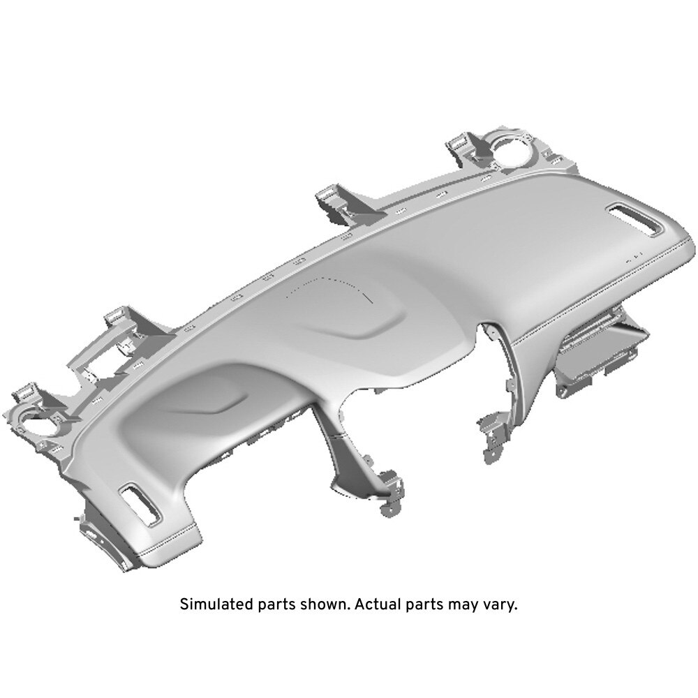 GM Genuine Parts Black Instrument Panel Upper Trim Panel