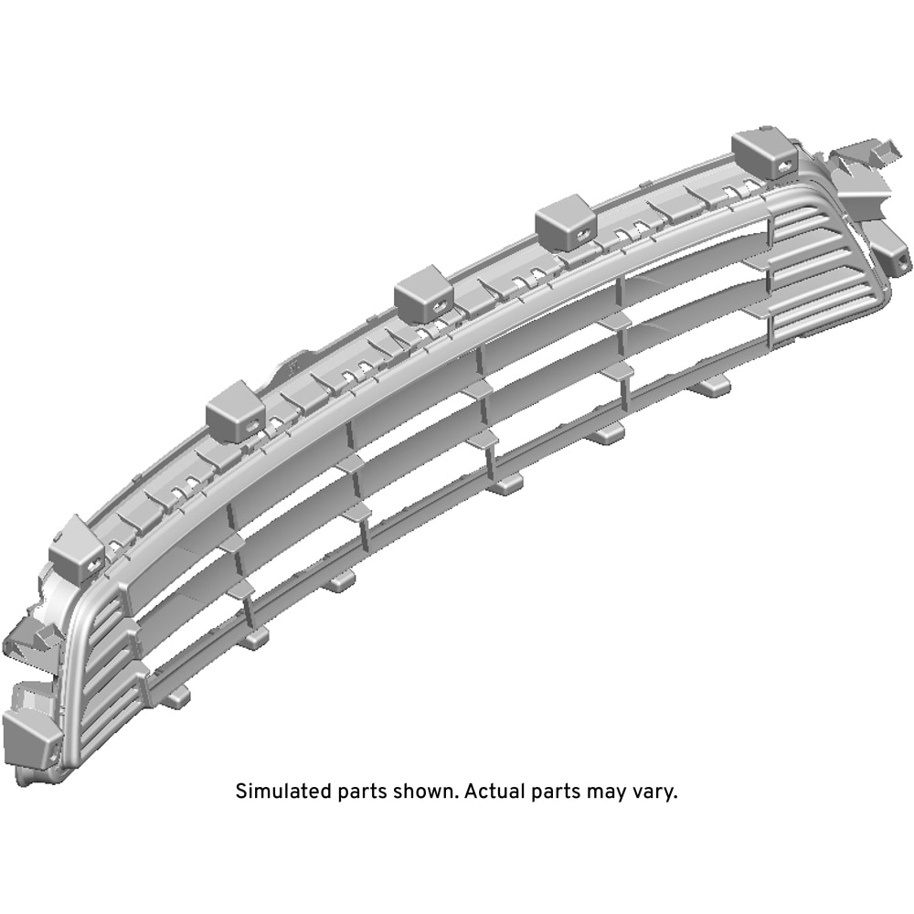 GM Genuine Parts Black Front Lower Grille