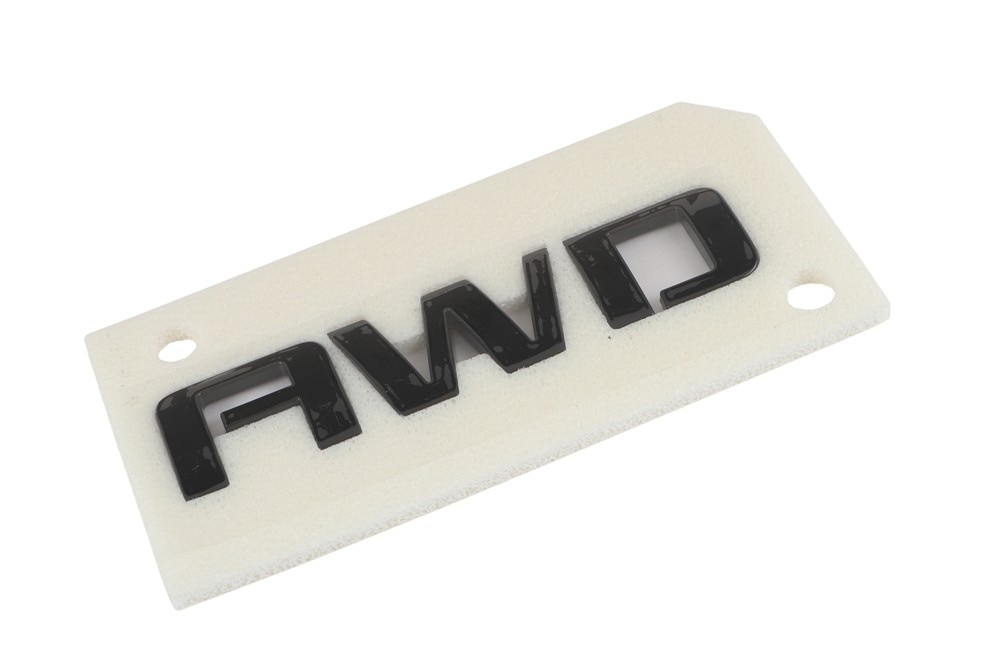 GM Genuine Parts Black Liftgate Transmission Name Plate