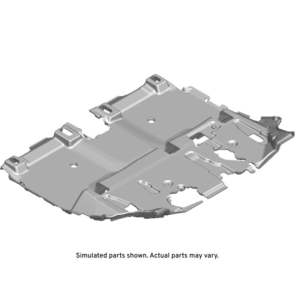 GM Genuine Parts Backen Black Rear Floor Panel Carpet