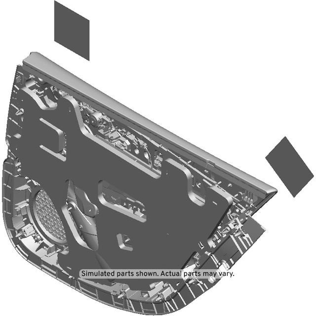 GM Genuine Parts Vanilla Rear Driver Side Door Trim