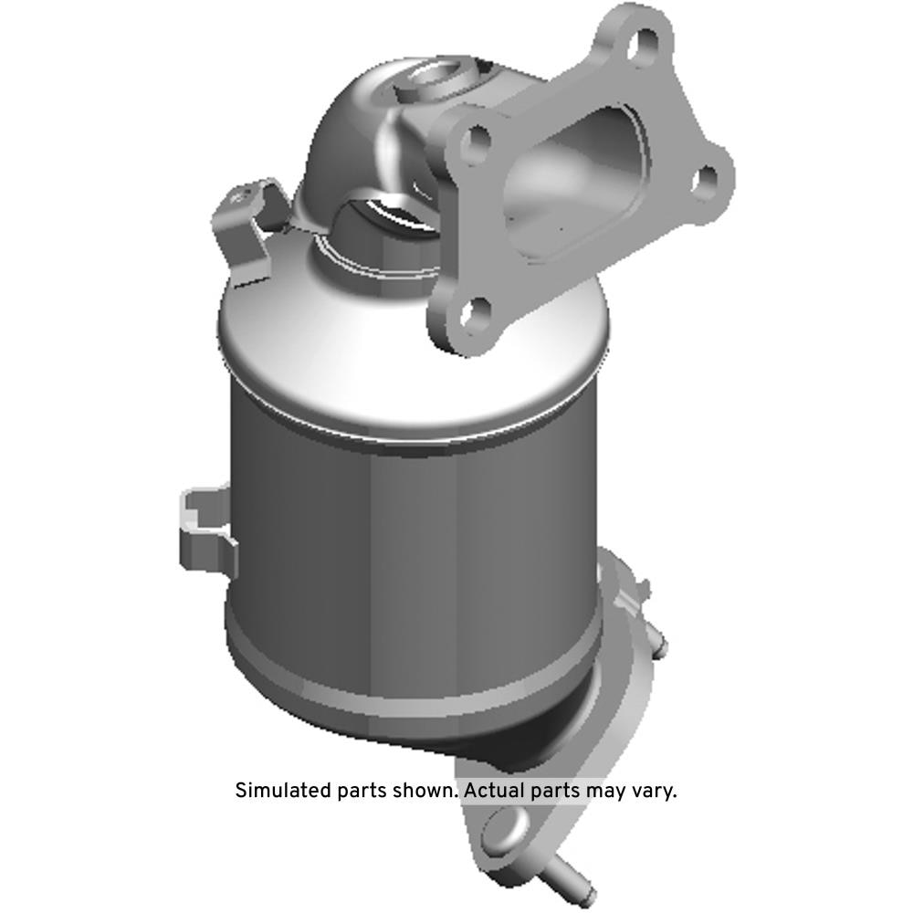 GM Genuine Parts Driver Side Warm Up Three-Way Catalytic Converter with Exhaust Pipe