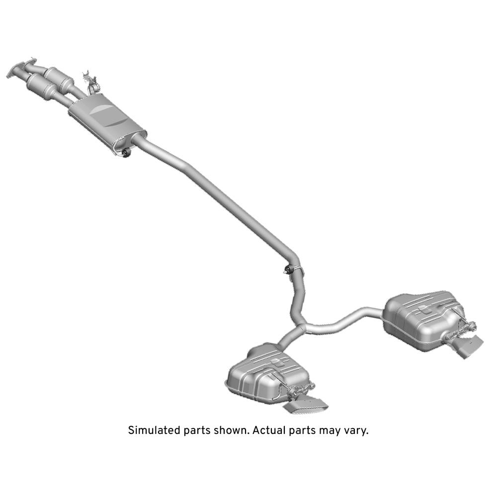 GM Genuine Parts Exhaust Muffler with Exhaust Aftertreatment