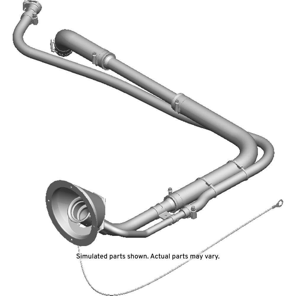 GM Genuine Parts Fuel Tank Filler Pipe with Fill Hose