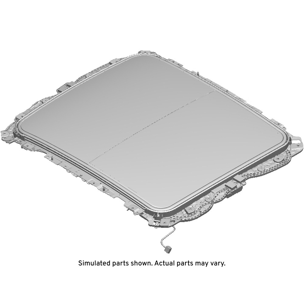 GM Genuine Parts Jet Black Sunroof Module