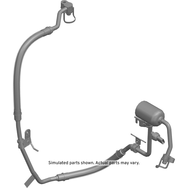 GM Genuine Parts Air Conditioning With Motor Compressor and Refrigerant System Control Module Hose