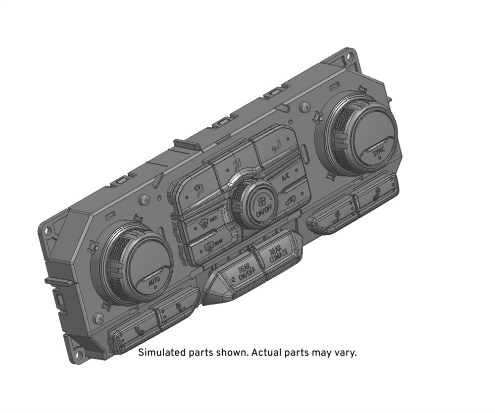 GM Genuine Parts Heater and Air Conditioning User Interface Control