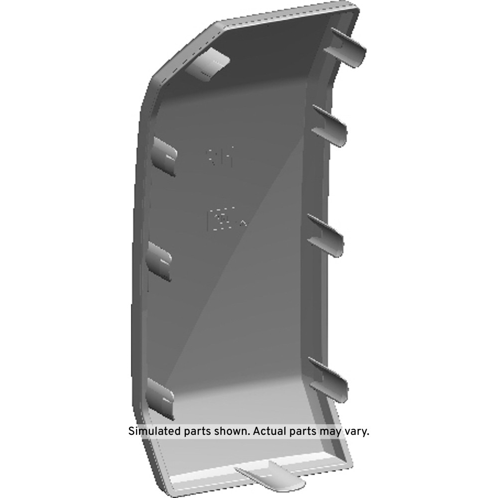 GM Genuine Parts Black Front Passenger Side Fog Lamp Opening Insert