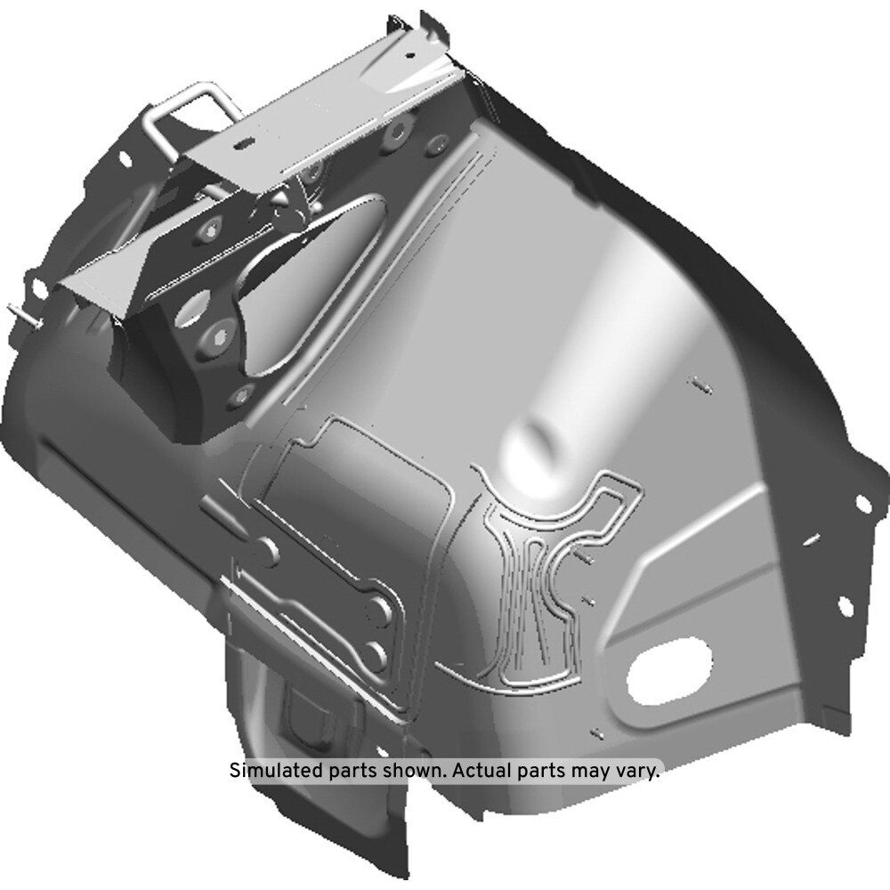 GM Genuine Parts Rear Passenger Side Wheelhouse Inner Panel