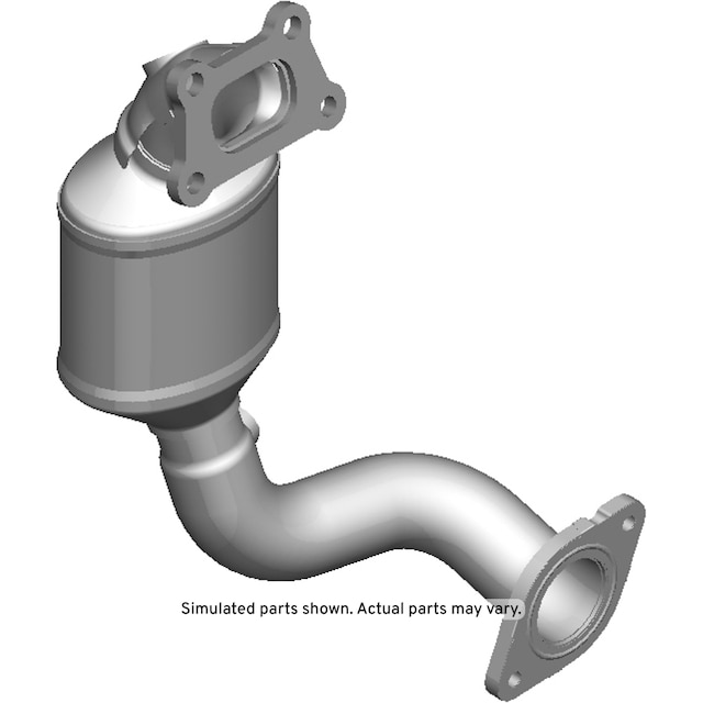 GM Genuine Parts Driver Side Three-Way Catalytic Converter with Exhaust Pipe