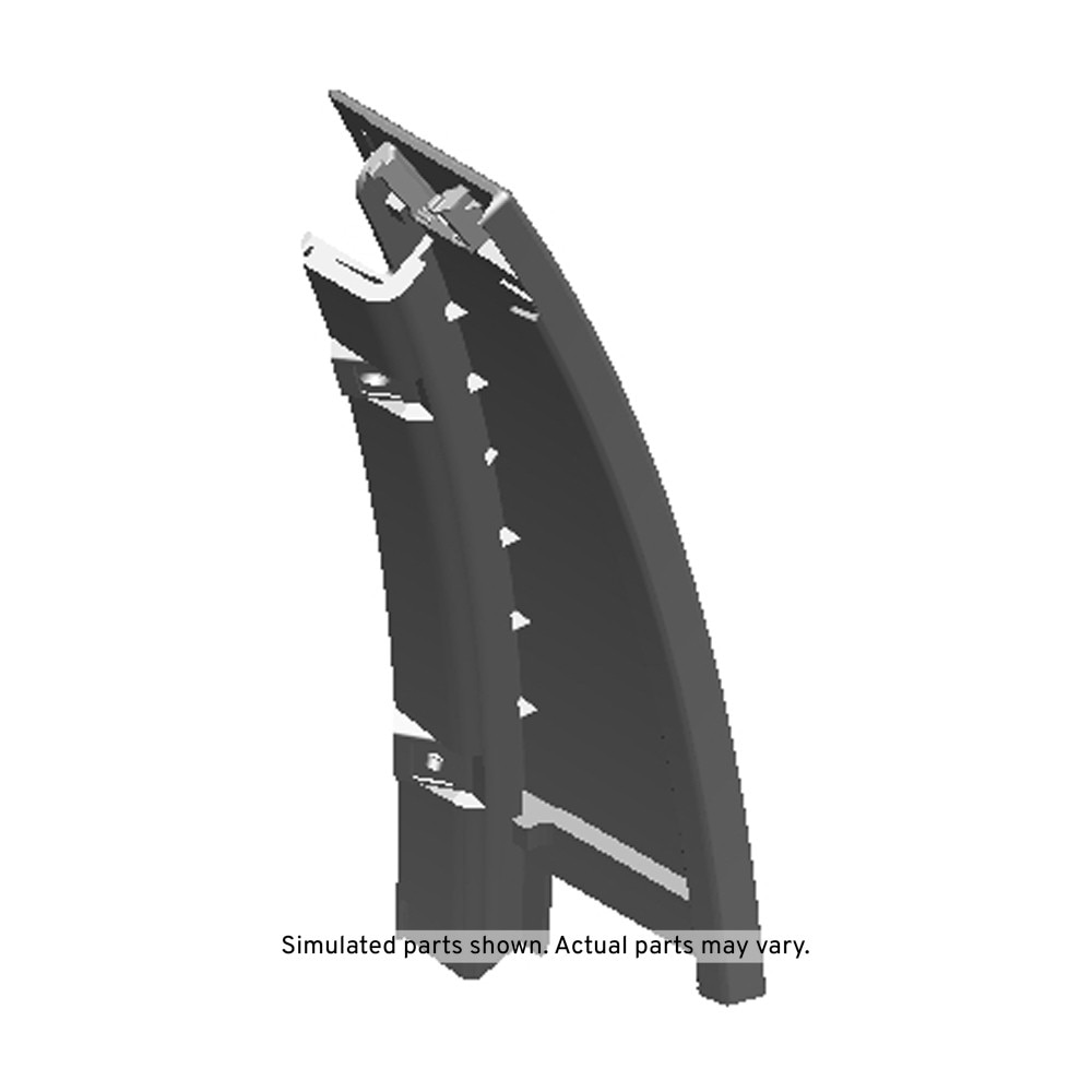 GM Genuine Parts Front Passenger Side Door Window Frame Rear Applique