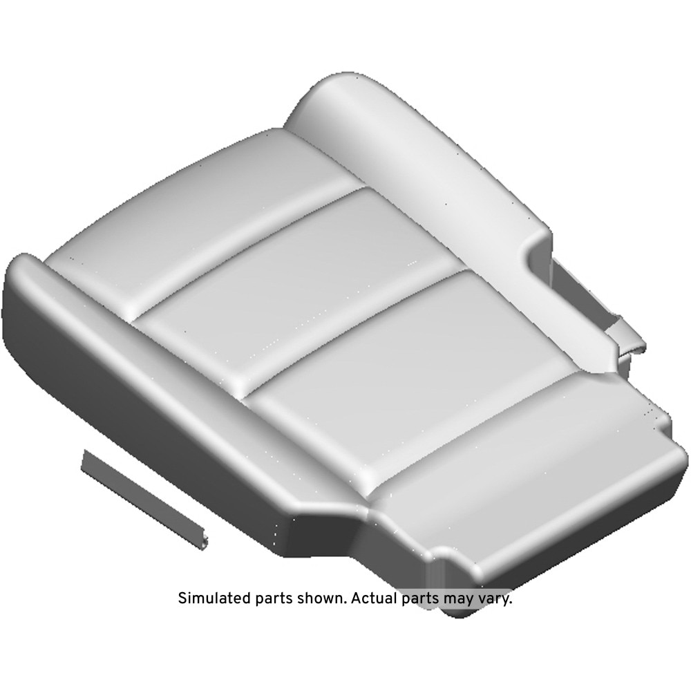 GM Genuine Parts Jet Black Rear Driver Side Seat Cushion Cover