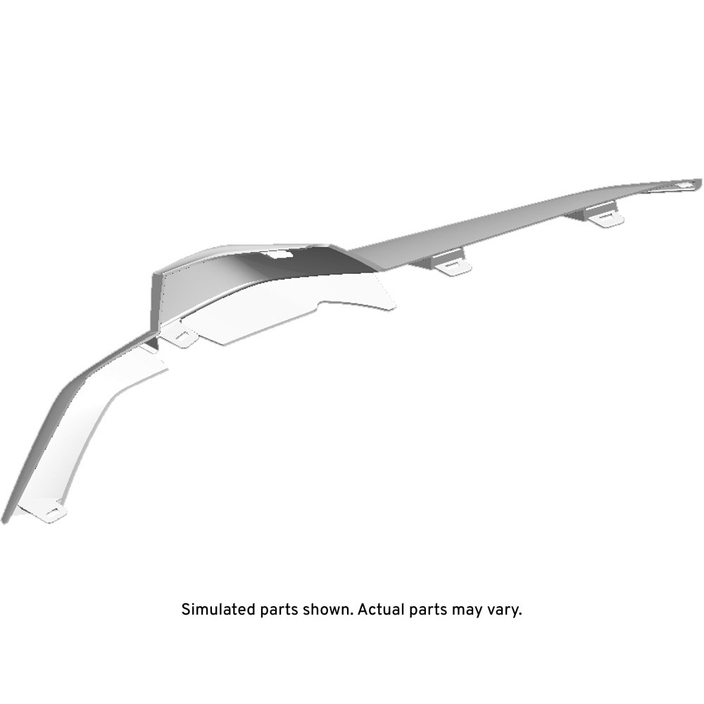 GM Genuine Parts Primed Front Passenger Side Outer Grille Opening Bezel