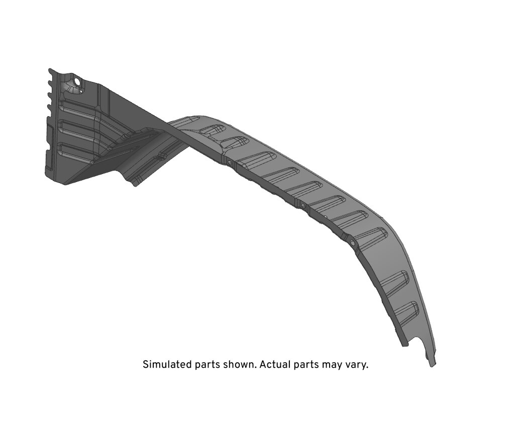 GM Genuine Parts Rear Driver Side Wheelhouse Outer Panel