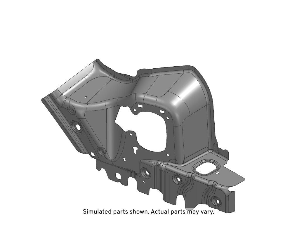 GM Genuine Parts Rear Driver Side End Lower Panel Filler