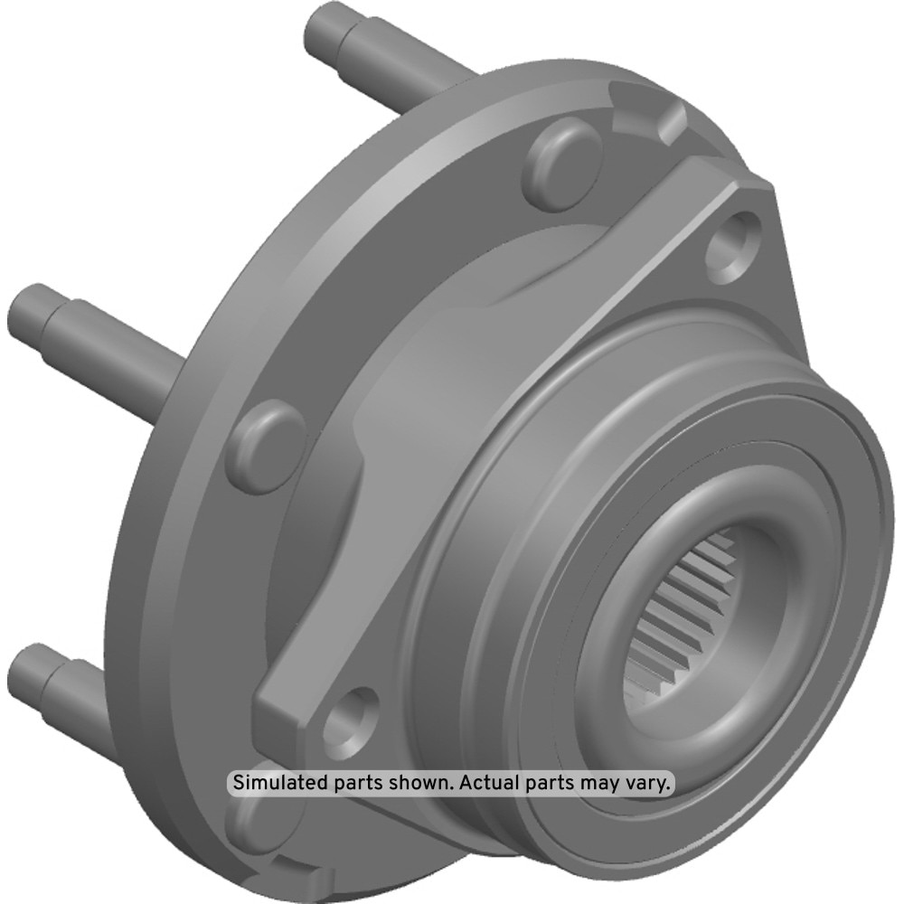GM Genuine Parts Rear Wheel Hub and Bearing Assembly