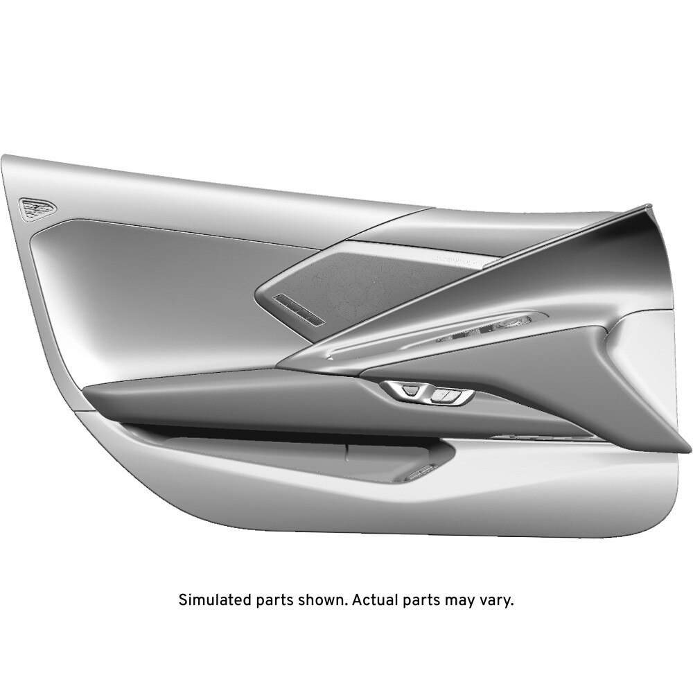 GM Genuine Parts Black Front Driver Side Door Trim