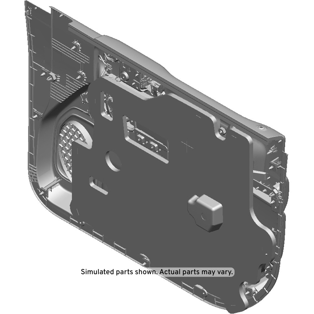 GM Genuine Parts Jet Black Front Driver Side Door Trim
