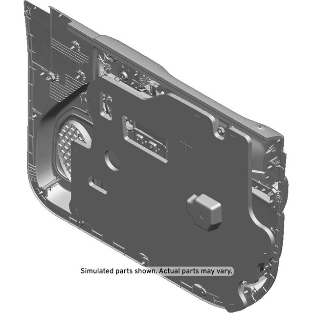 GM Genuine Parts Black Front Driver Side Door Trim