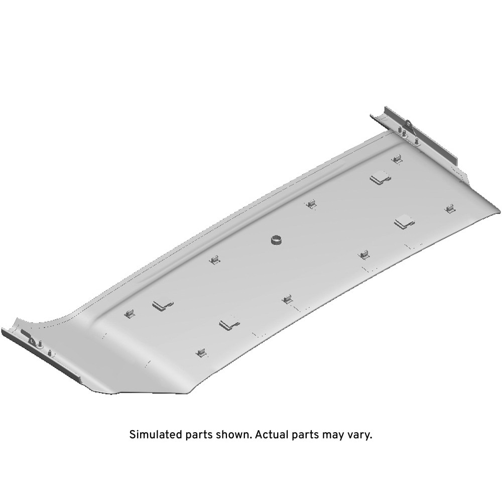 GM Genuine Parts Adrenaline Red Headlining Rear Trim Panel