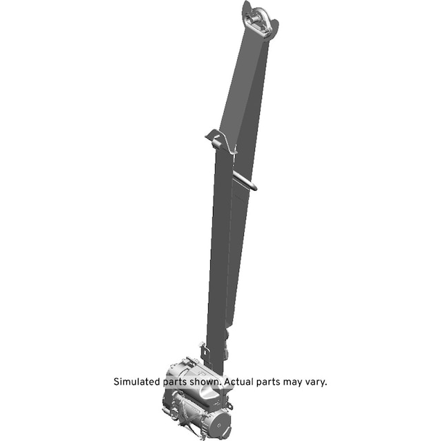 GM Genuine Parts Titanium Driver Seat Belt Retractor