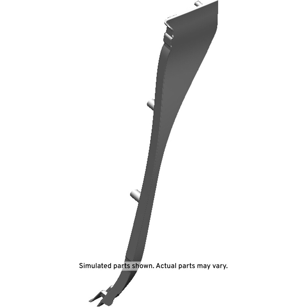 GM Genuine Parts Jet Black Passenger Side Body Hinge Pillar Garnish Molding