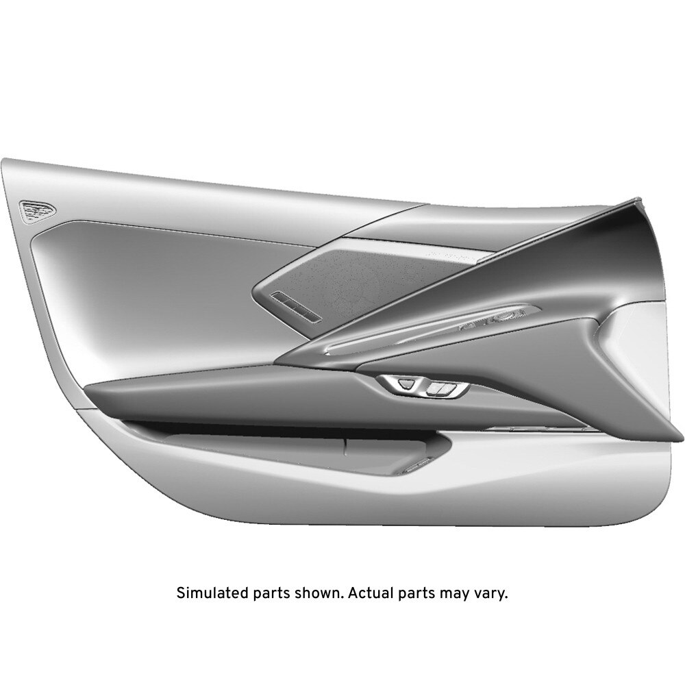 GM Genuine Parts Black Front Driver Side Door Trim