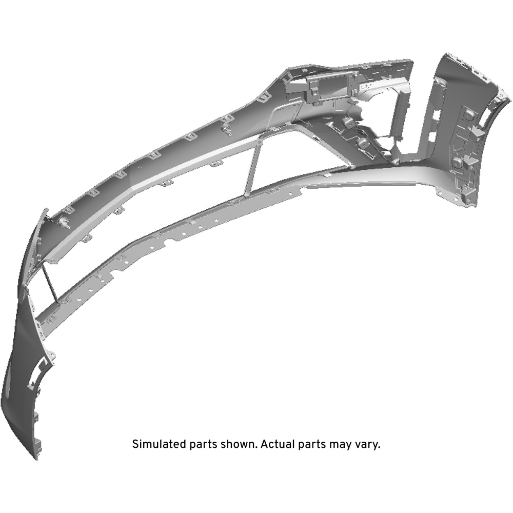 GM Genuine Parts Primed Front Bumper Upper Fascia