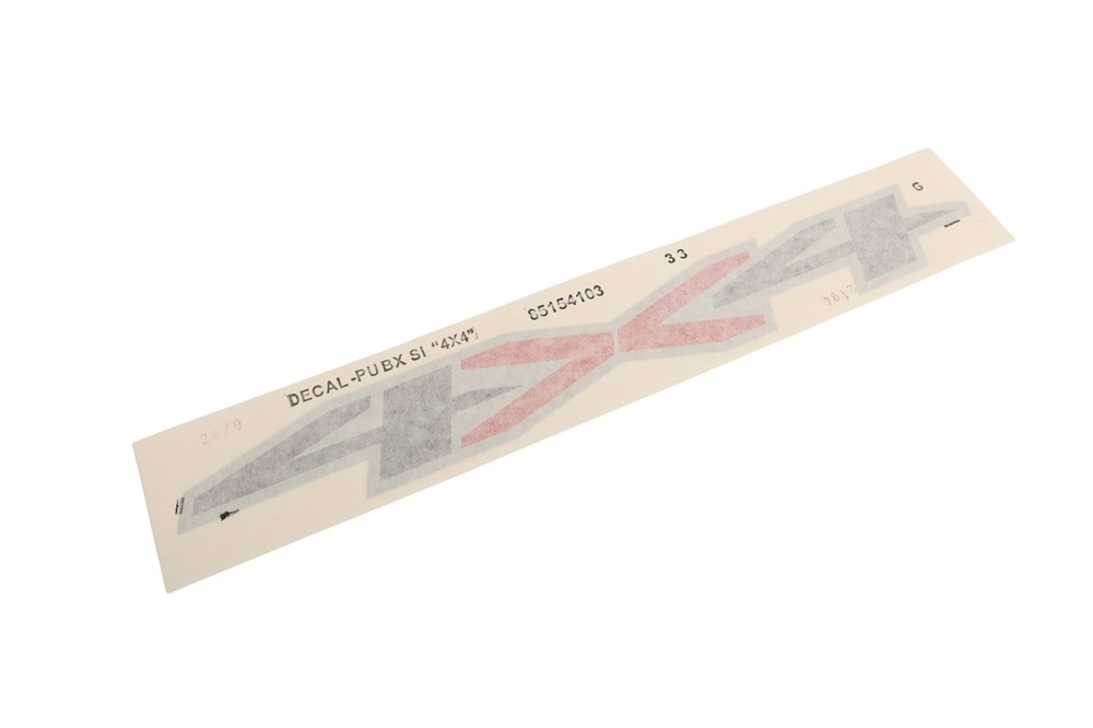 GM Genuine Parts Red Pickup Box Side Decal