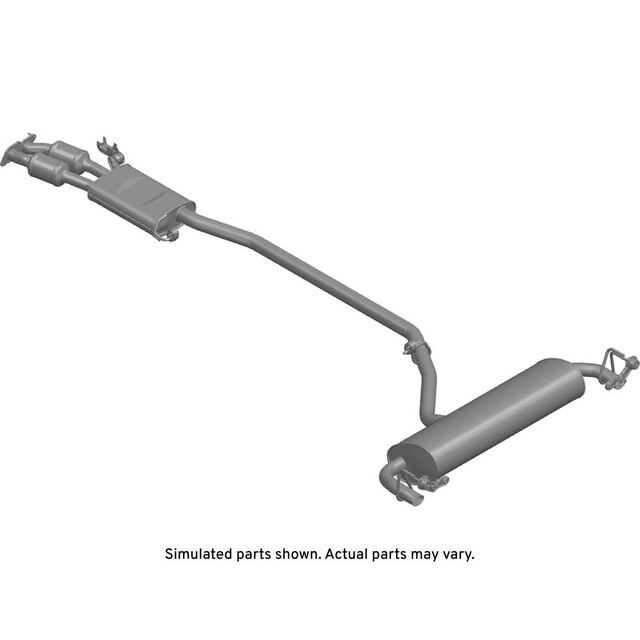 GM Genuine Parts Exhaust Muffler with Exhaust Aftertreatment