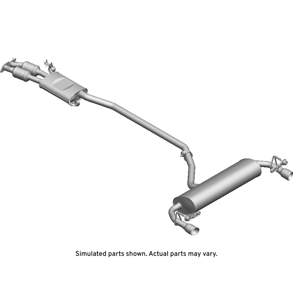 GM Genuine Parts Exhaust Muffler with Exhaust Aftertreatment