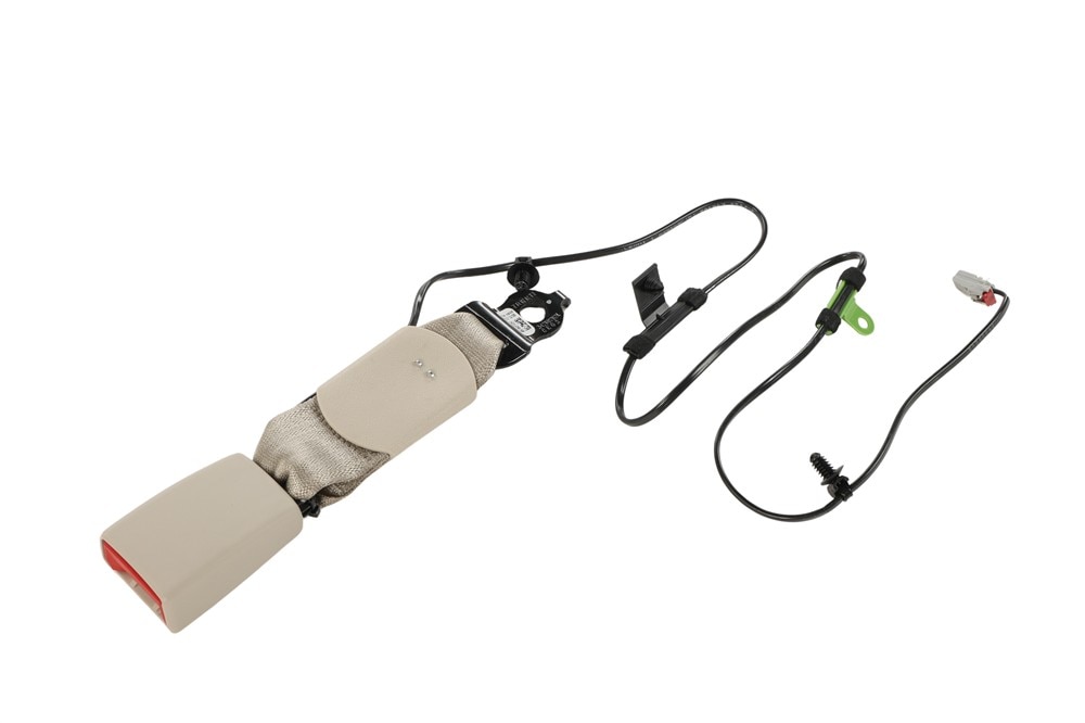 GM Genuine Parts Whisper Beige Rear Passenger Side Seat Belt Buckle Kit