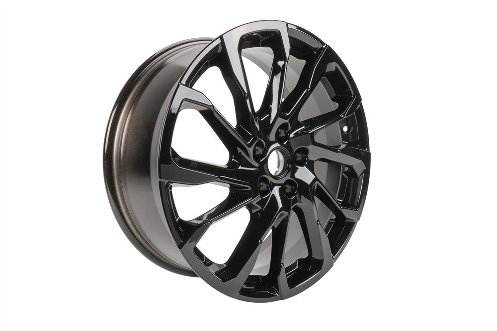 GM Genuine Parts Black High Gloss 19x7.5in Aluminum Front and Rear Wheel