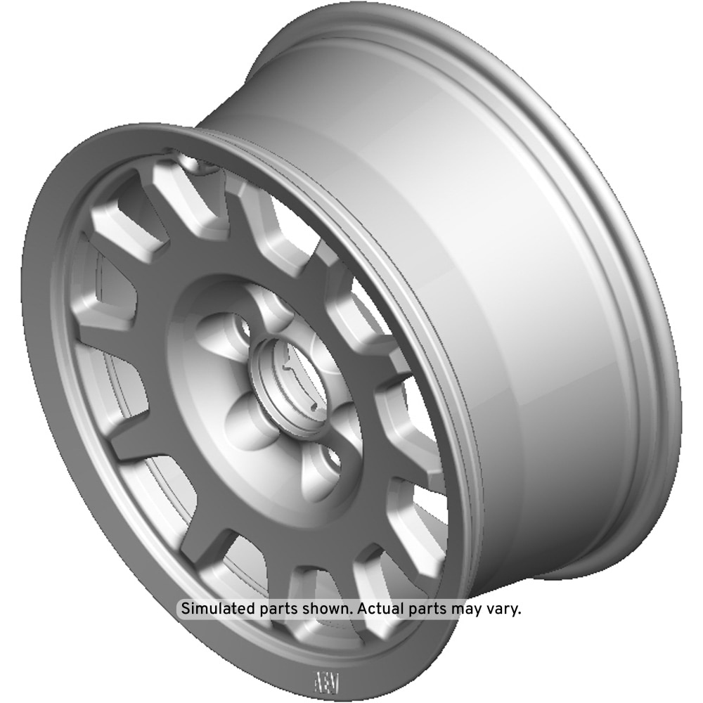 GM Genuine Parts High Gloss Black Front and Rear Wheel
