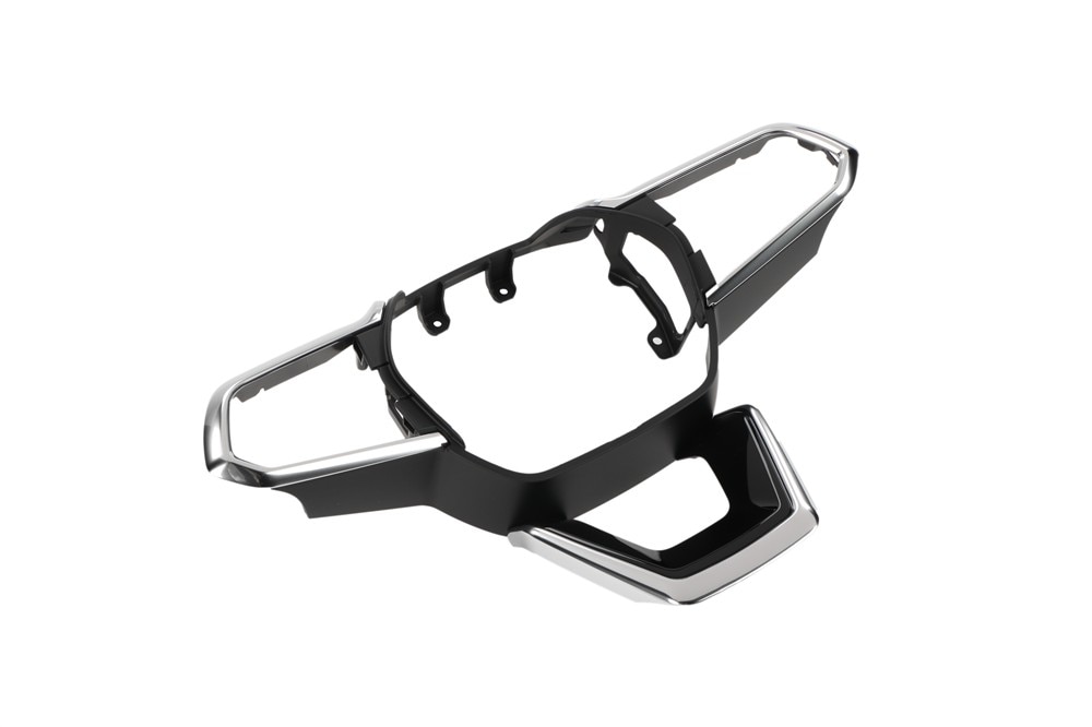 GM Genuine Parts Piano Black Steering Wheel Trim Spoke Cover Applique