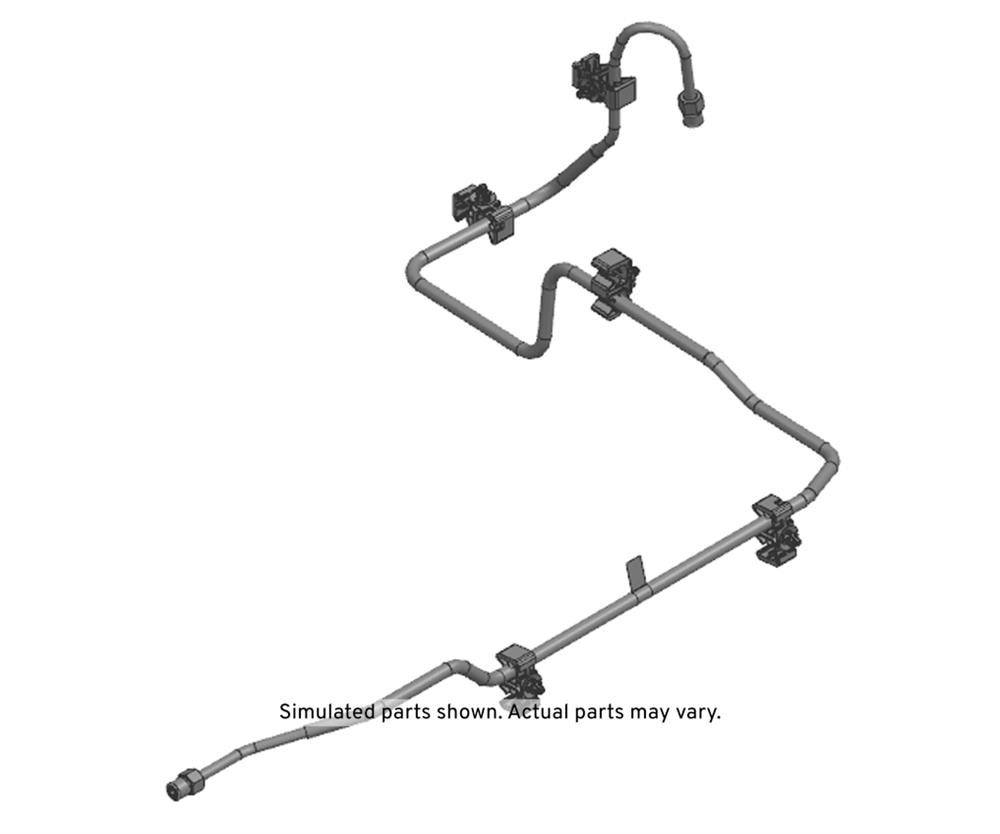 GM Genuine Parts Front Passenger Side Brake Front Pipe