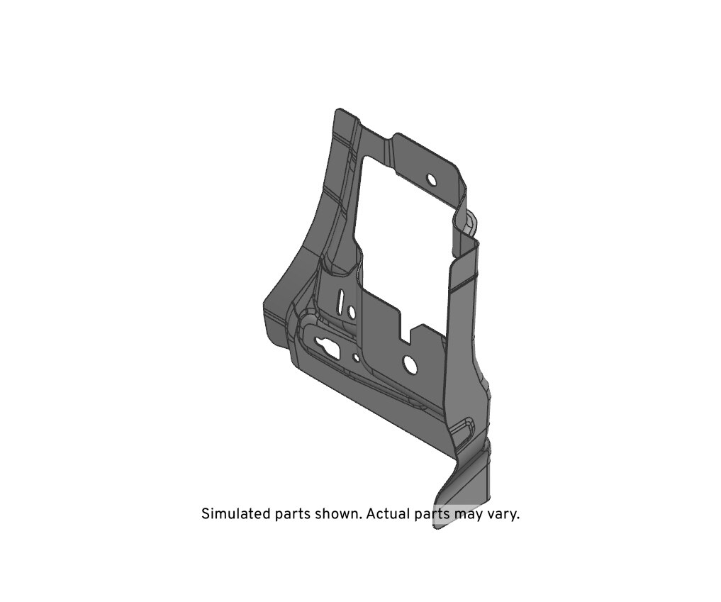 GM Genuine Parts Passenger Side Body Lock Pillar Lower Filler