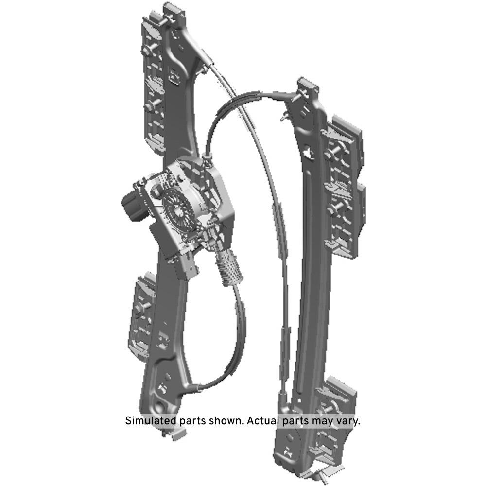 GM Genuine Parts Rear Passenger Side Door Window Regulator