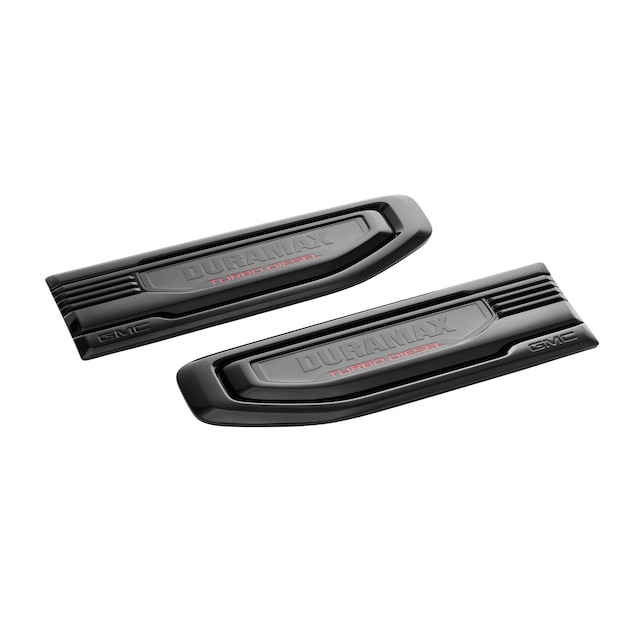 Sierra Duramax® Fender Vent Emblems in Black