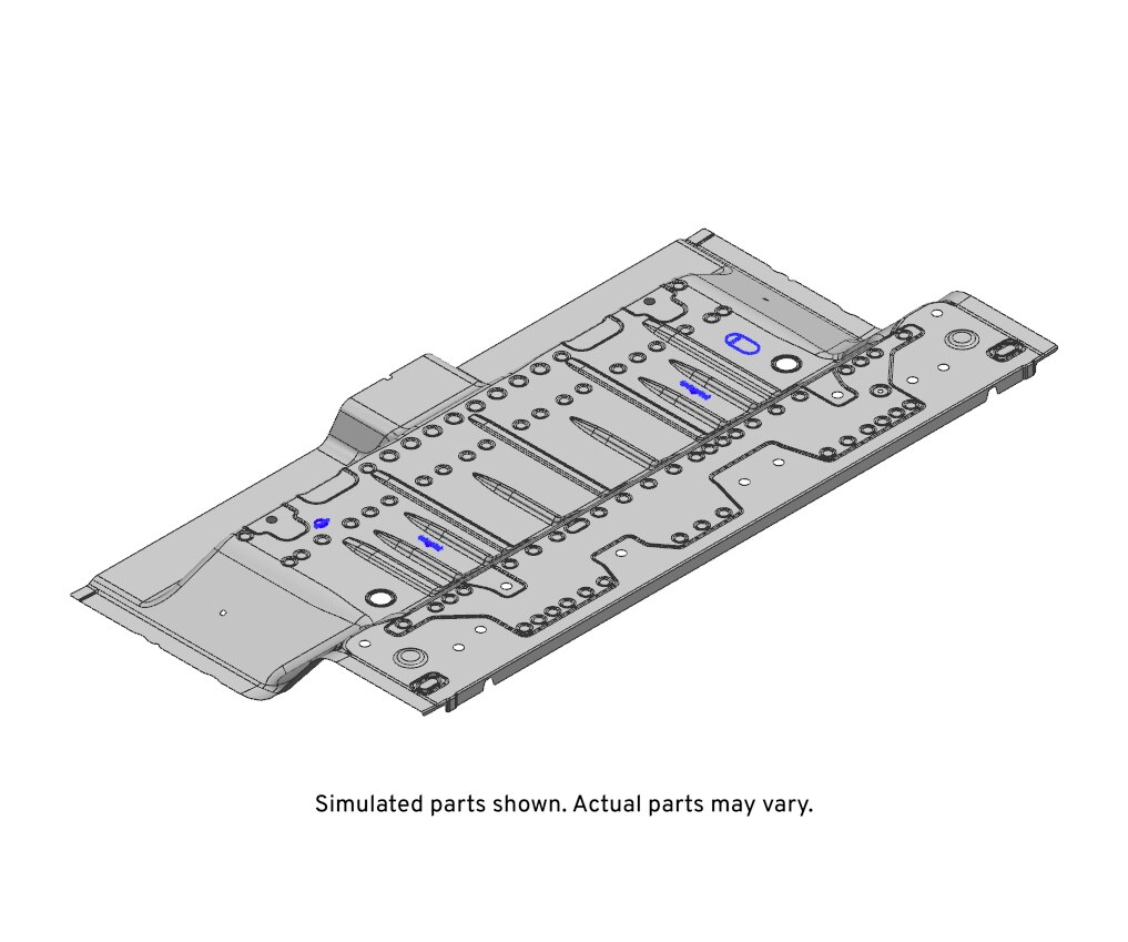 GM Genuine Parts Rear Floor Panel