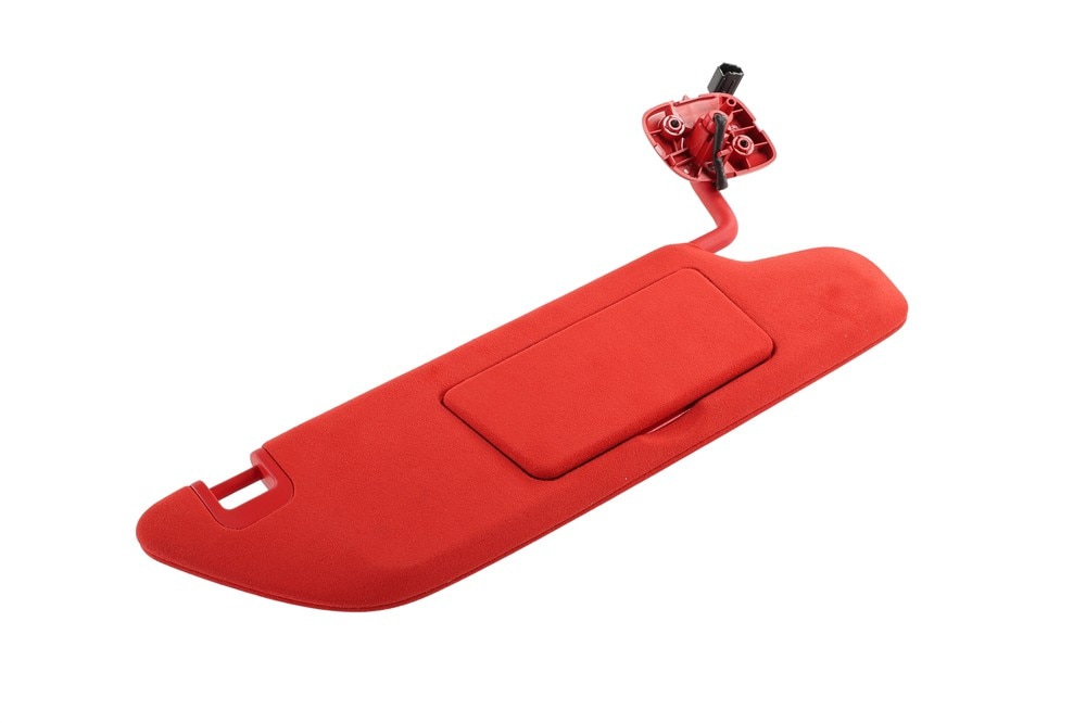 GM Genuine Parts Adrenaline Red Passenger Side Sunshade