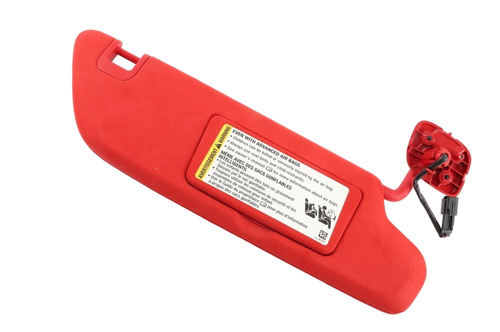 GM Genuine Parts Adrenaline Red Passenger Side Sunshade