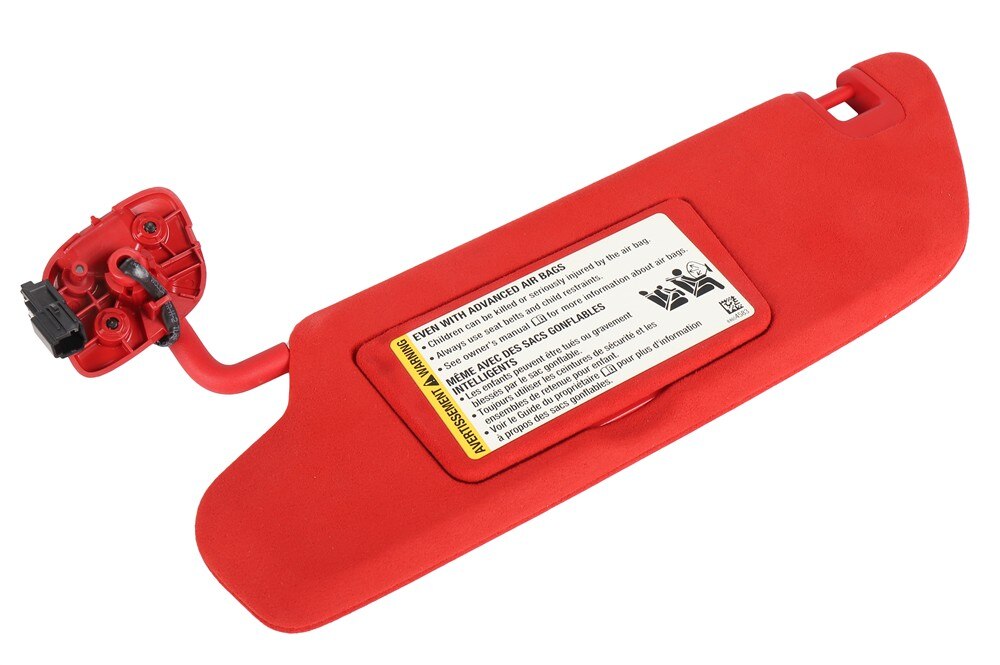 GM Genuine Parts Adrenaline Red Driver Side Sunshade