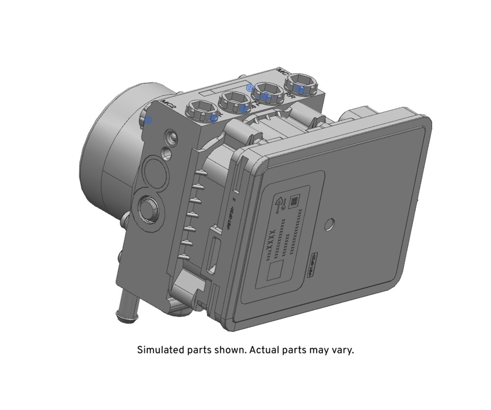 GM Genuine Parts Electronic Brake Control Module with Brake Pressure Modulator Valve