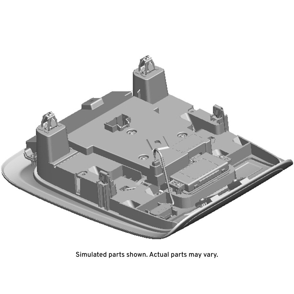 GM Genuine Parts Black Roof Console Assembly